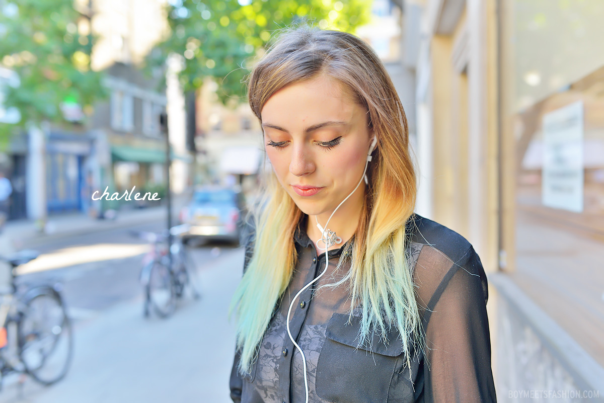 Street Style: a Manchester girl in London with beautiful ombre hair